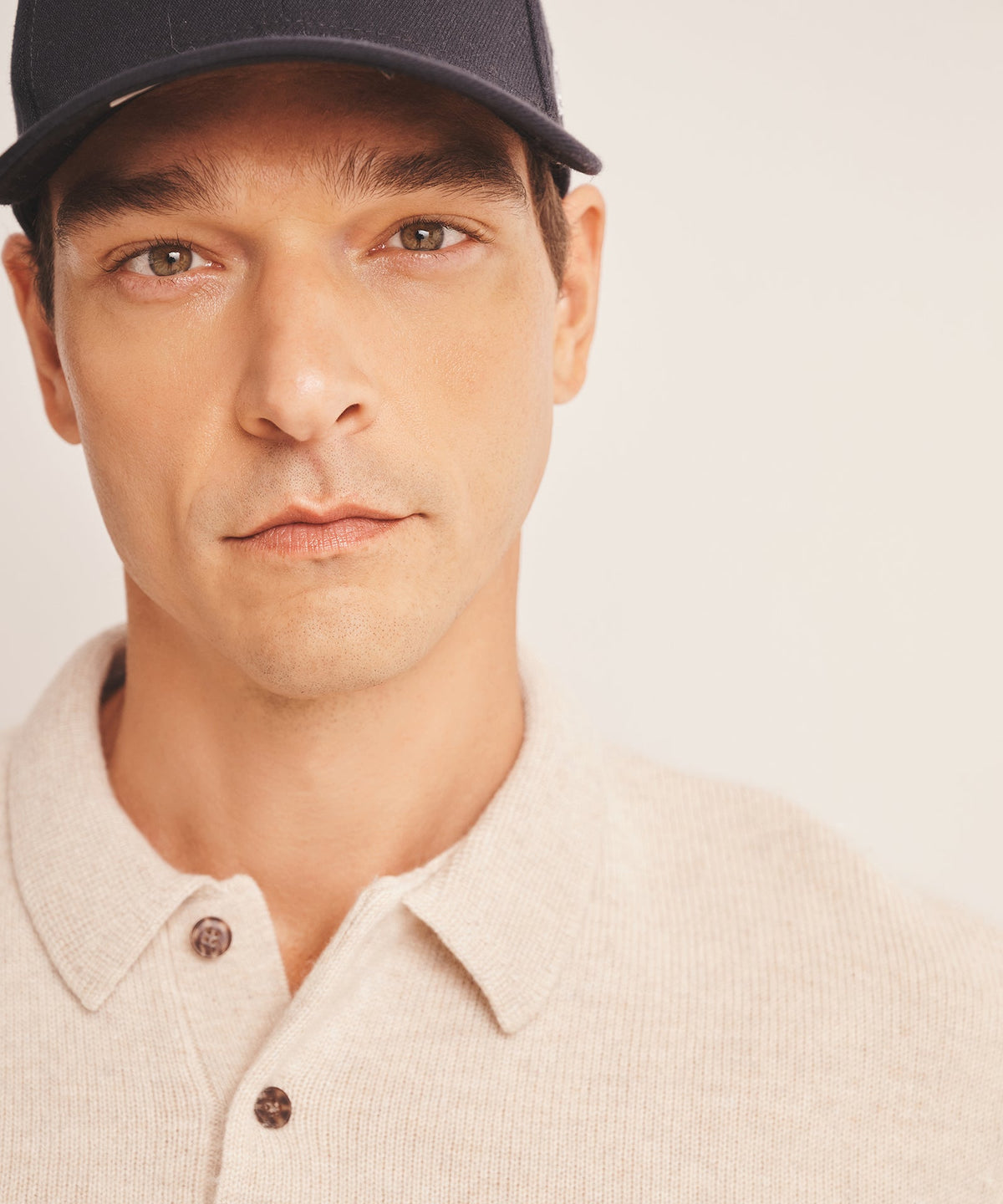 Luxe Cashmere Polo Sweater