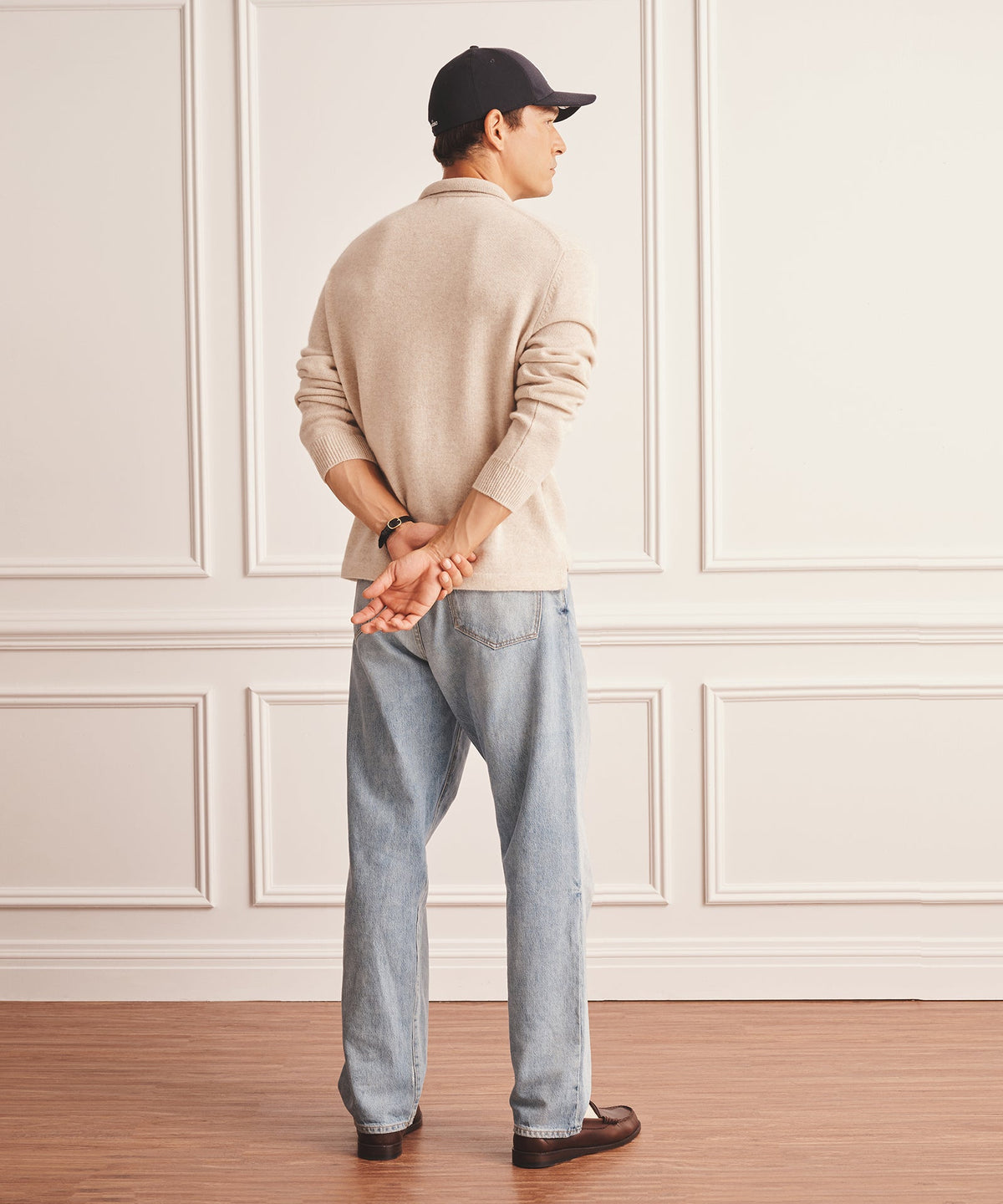 Luxe Cashmere Polo Sweater