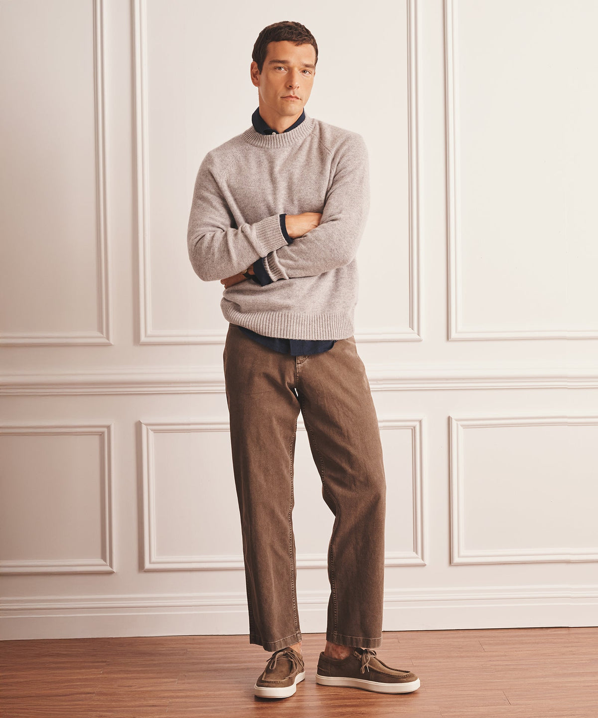 Luxe Cashmere Raglan Crewneck