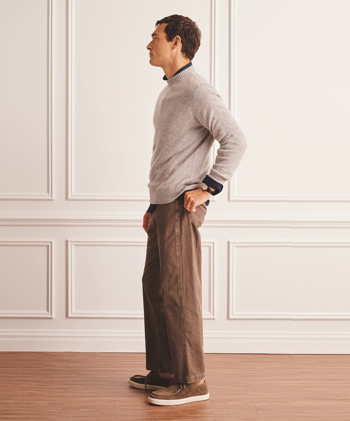 Luxe Cashmere Raglan Crewneck