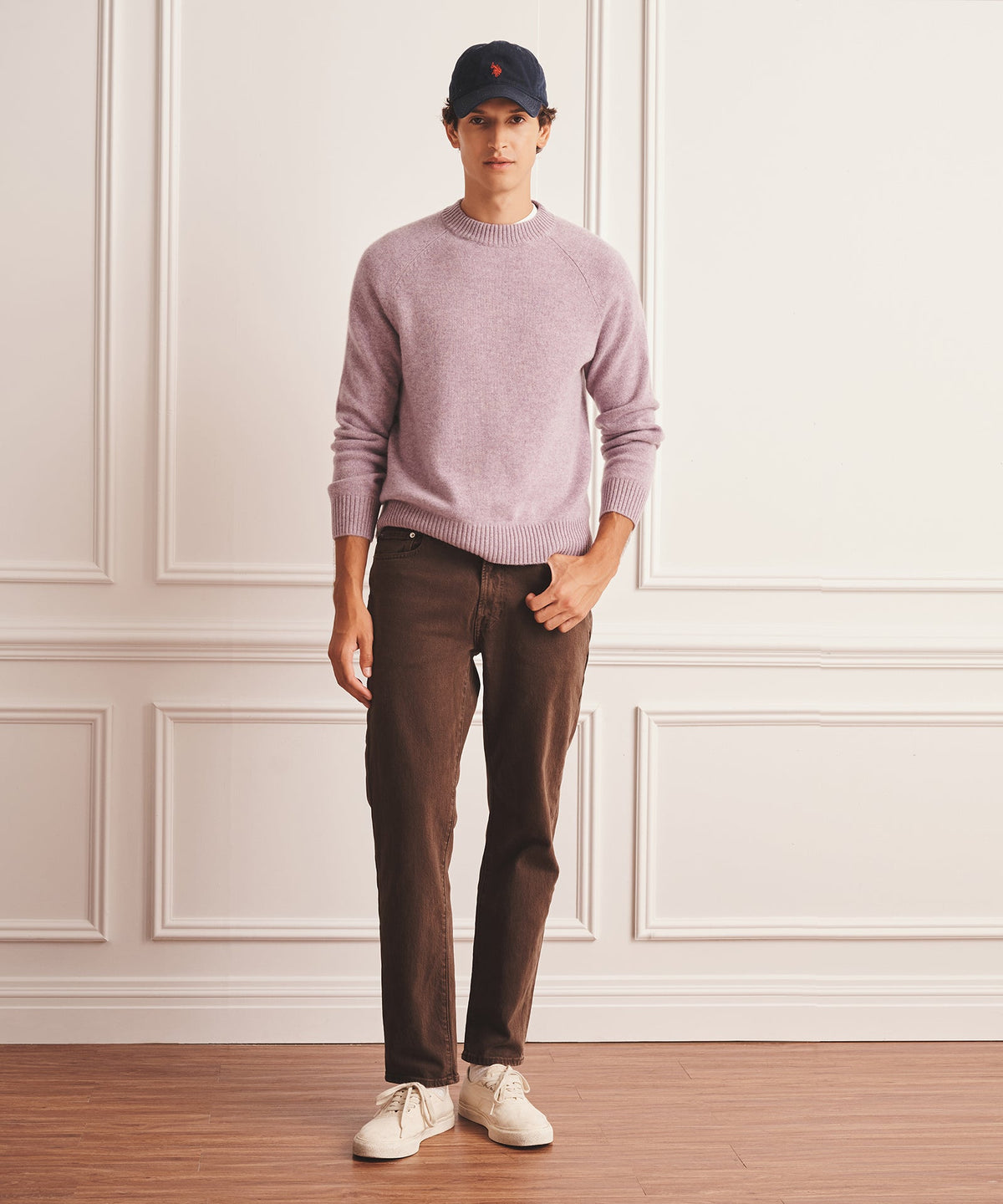Luxe Cashmere Raglan Crewneck