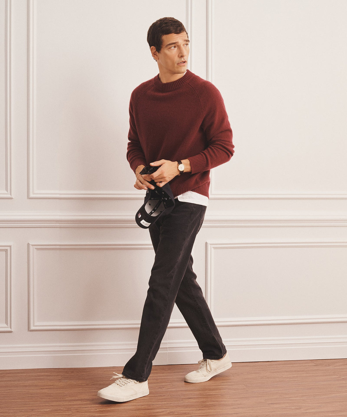 Luxe Cashmere Raglan Crewneck