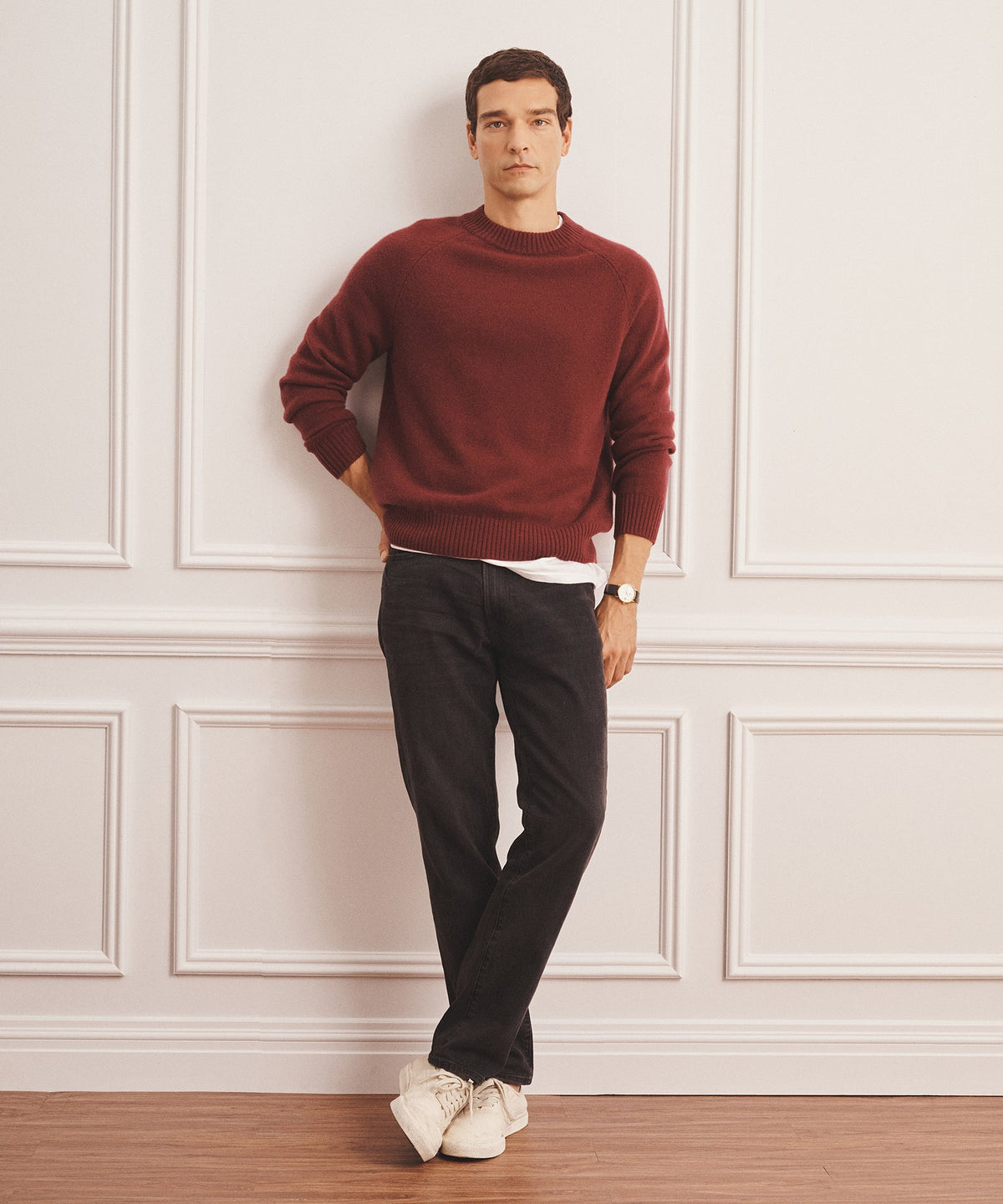 Luxe Cashmere Raglan Crewneck