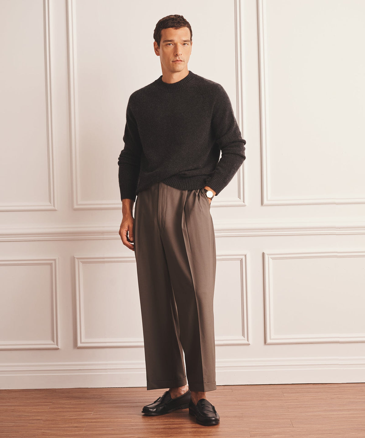 Luxe Cashmere Raglan Crewneck