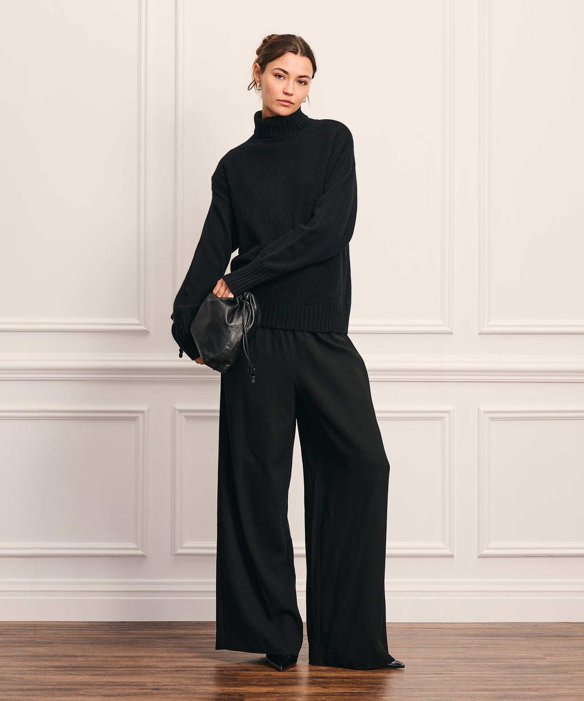 Luxe Cashmere Turtleneck Sweater