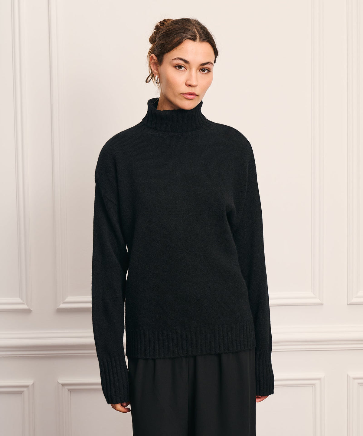 Luxe Cashmere Turtleneck Sweater