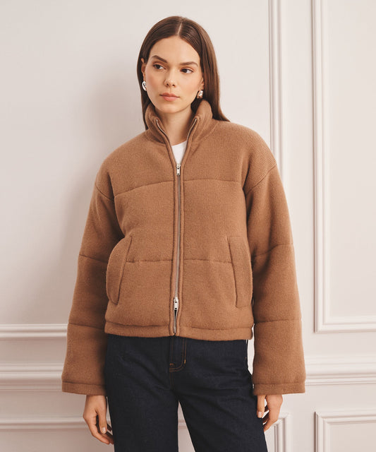 Luxe Cashmino Puffer Jacket