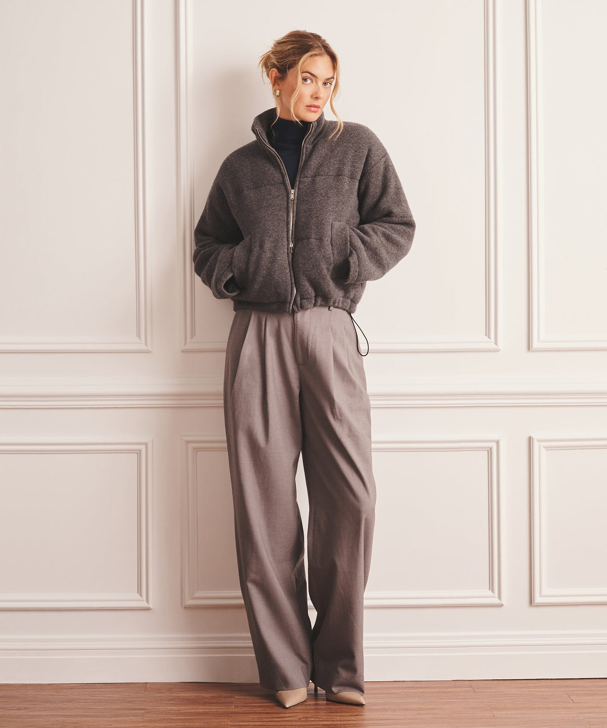 Luxe Cashmino Puffer Jacket