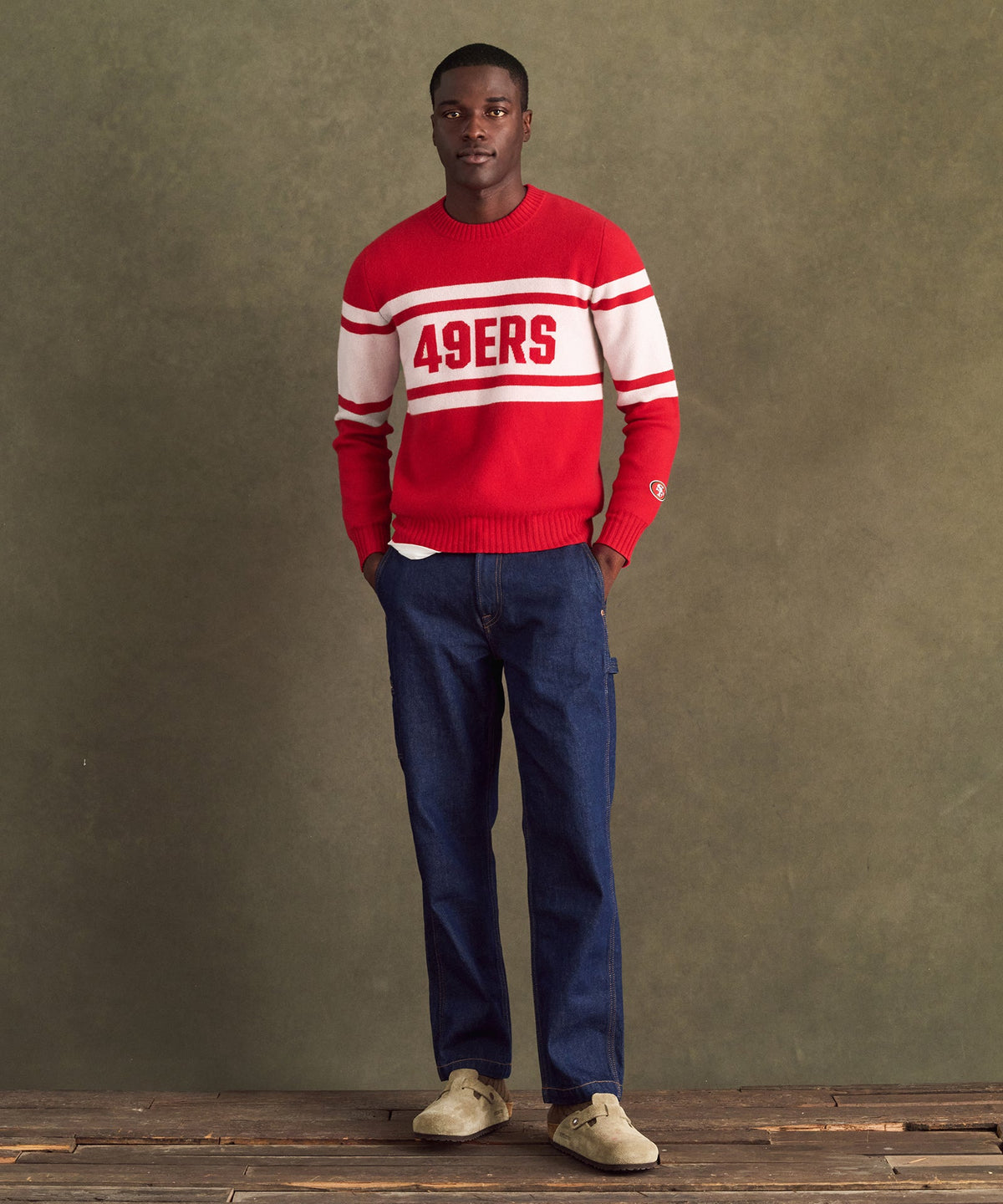 NFL Luxe Cashmere Crewneck Sweater