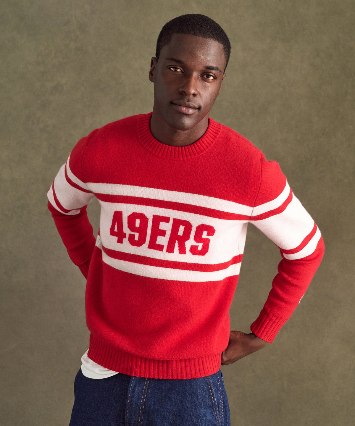 NFL Luxe Cashmere Crewneck Sweater