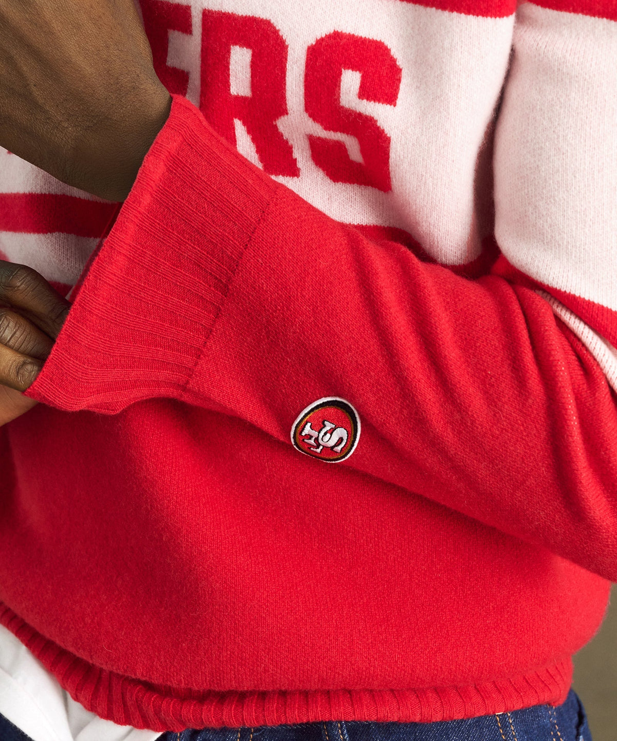 NFL Luxe Cashmere Crewneck Sweater