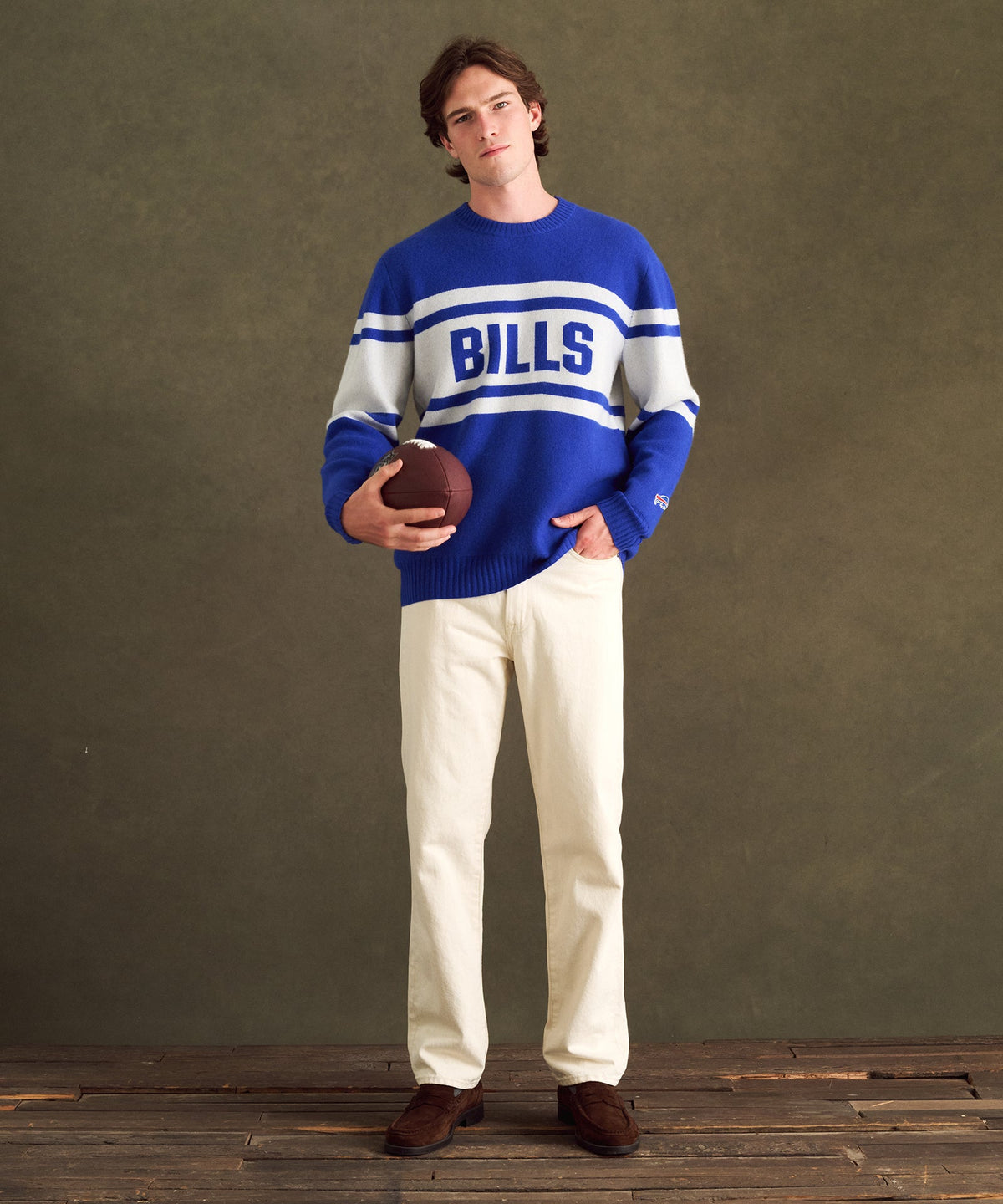 NFL Luxe Cashmere Crewneck Sweater