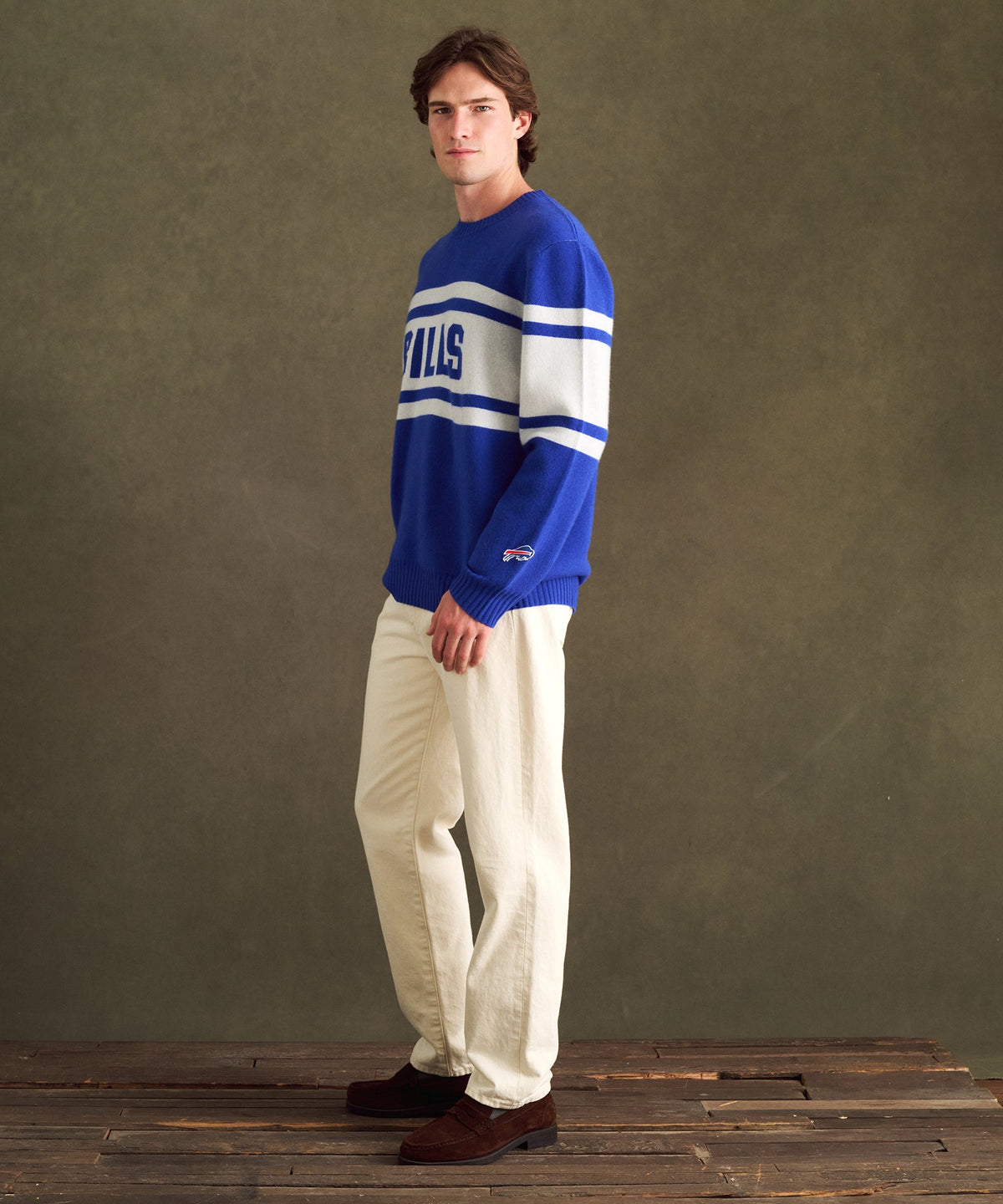 NFL Luxe Cashmere Crewneck Sweater
