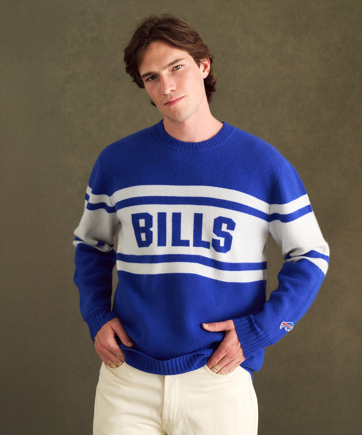 NFL Luxe Cashmere Crewneck Sweater