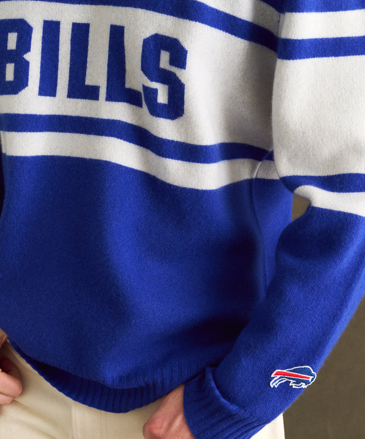 NFL Luxe Cashmere Crewneck Sweater