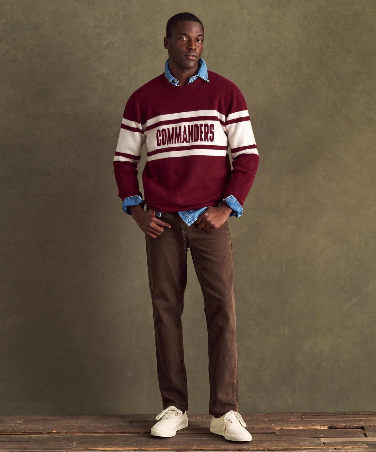 NFL Luxe Cashmere Crewneck Sweater