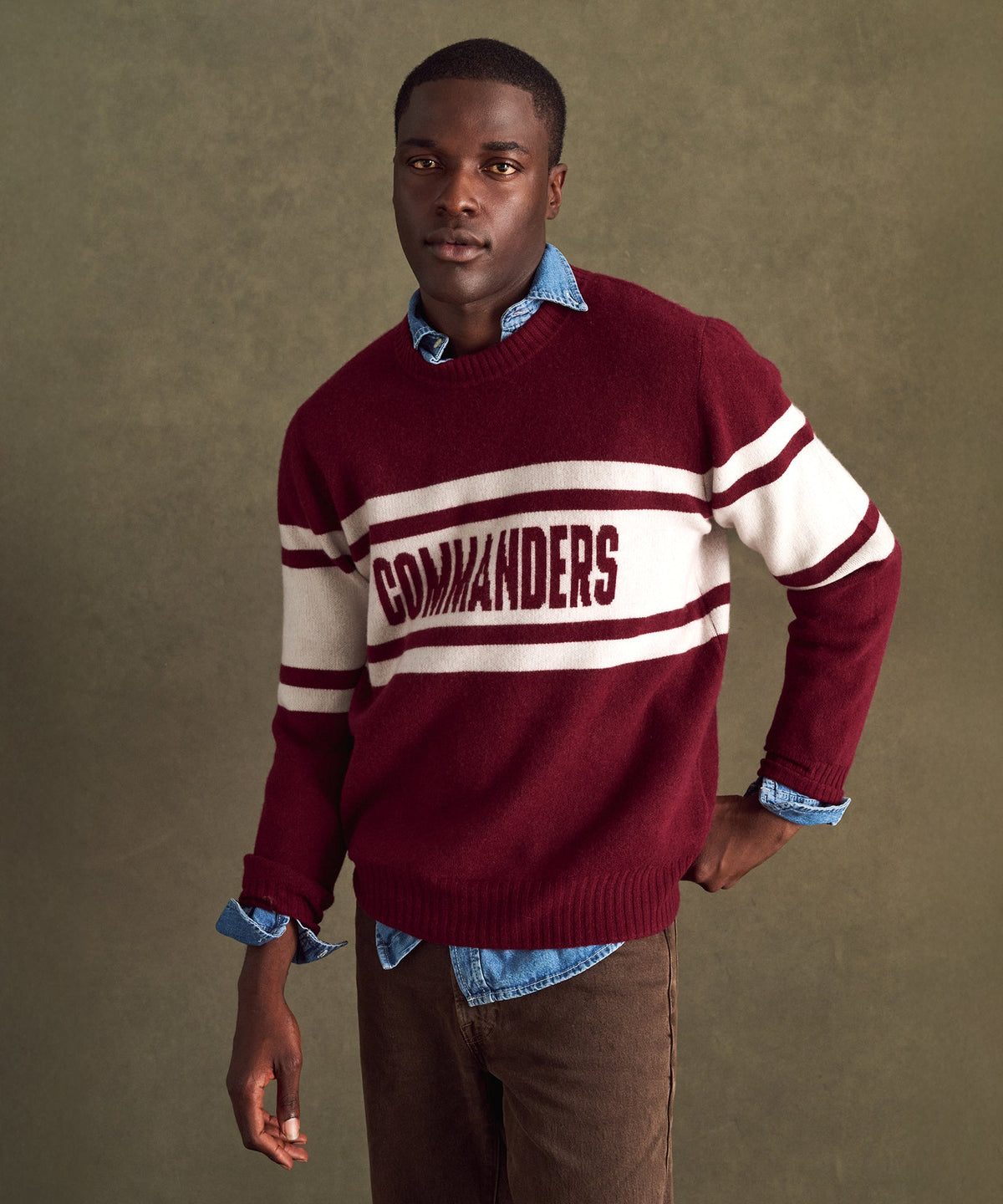 NFL Luxe Cashmere Crewneck Sweater