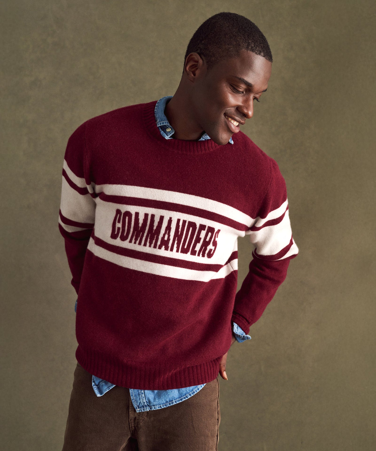NFL Luxe Cashmere Crewneck Sweater