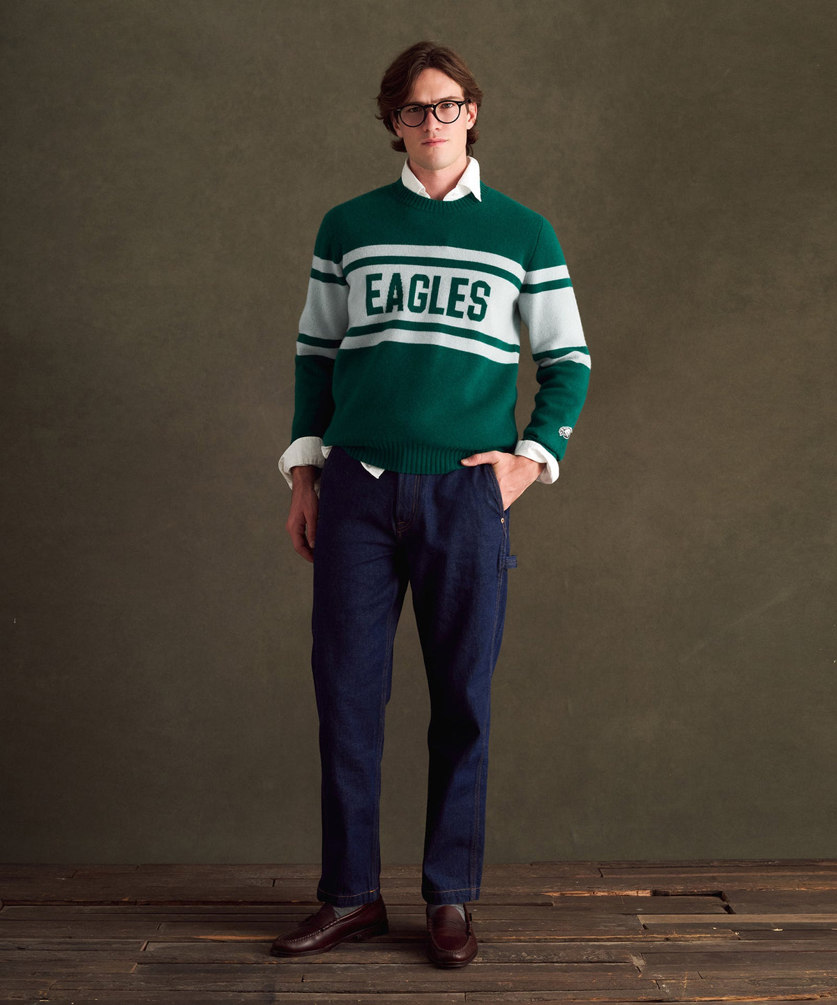 NFL Luxe Cashmere Crewneck Sweater