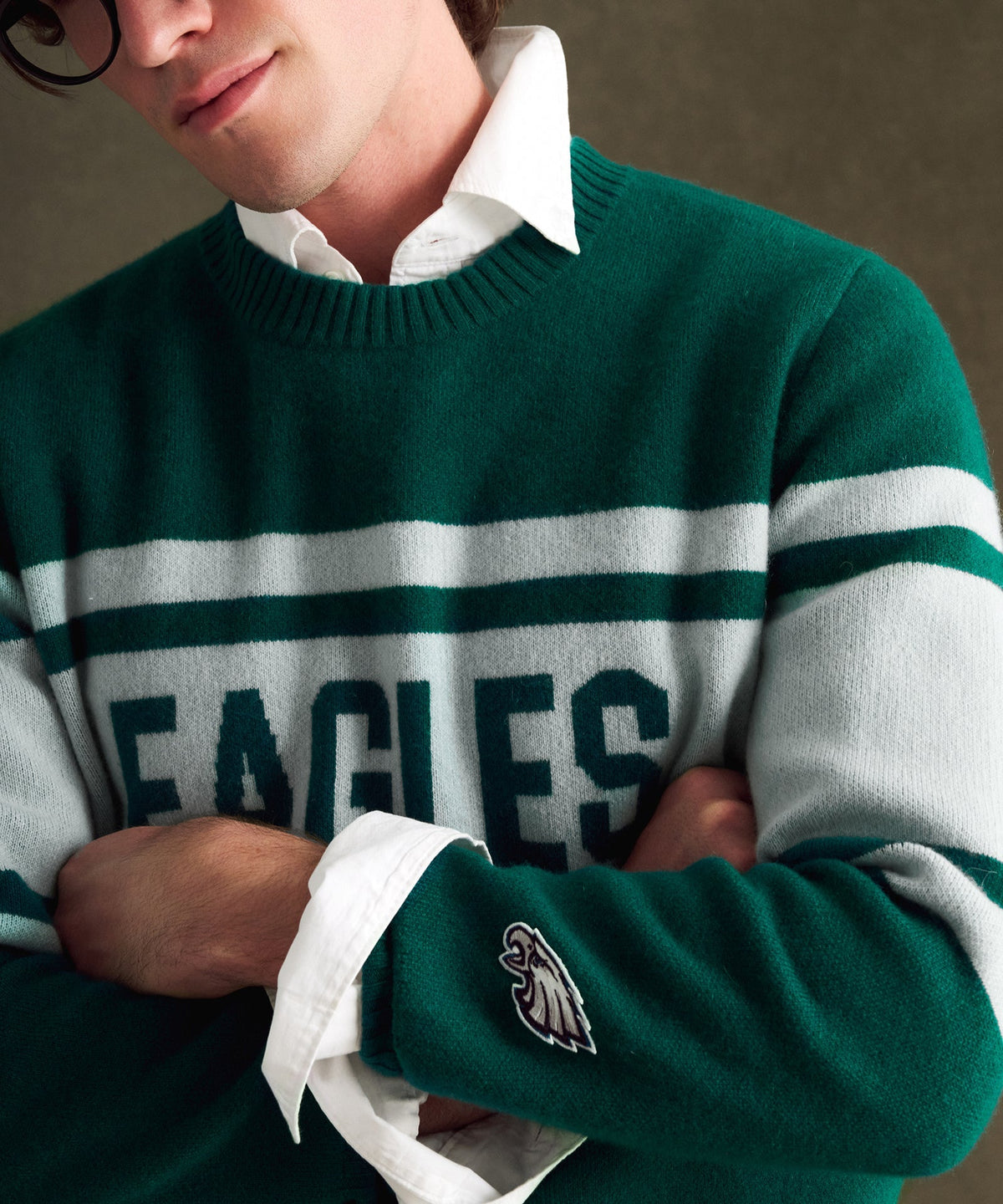 NFL Luxe Cashmere Crewneck Sweater