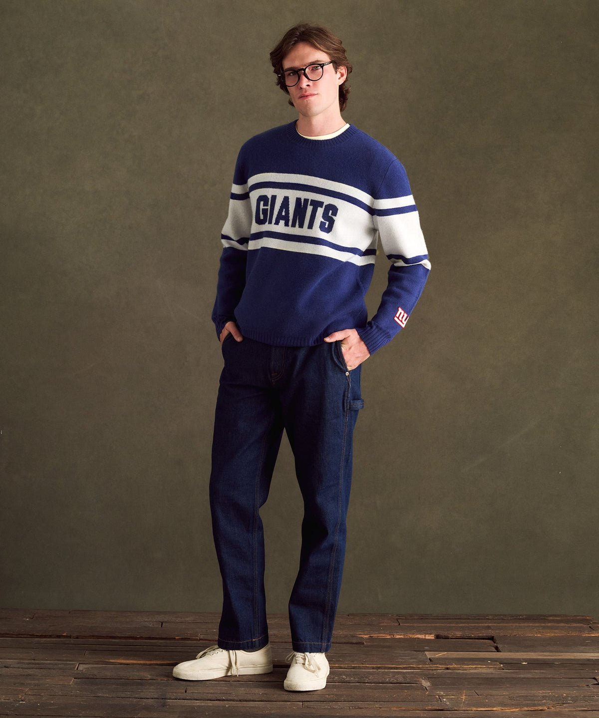 NFL Luxe Cashmere Crewneck Sweater
