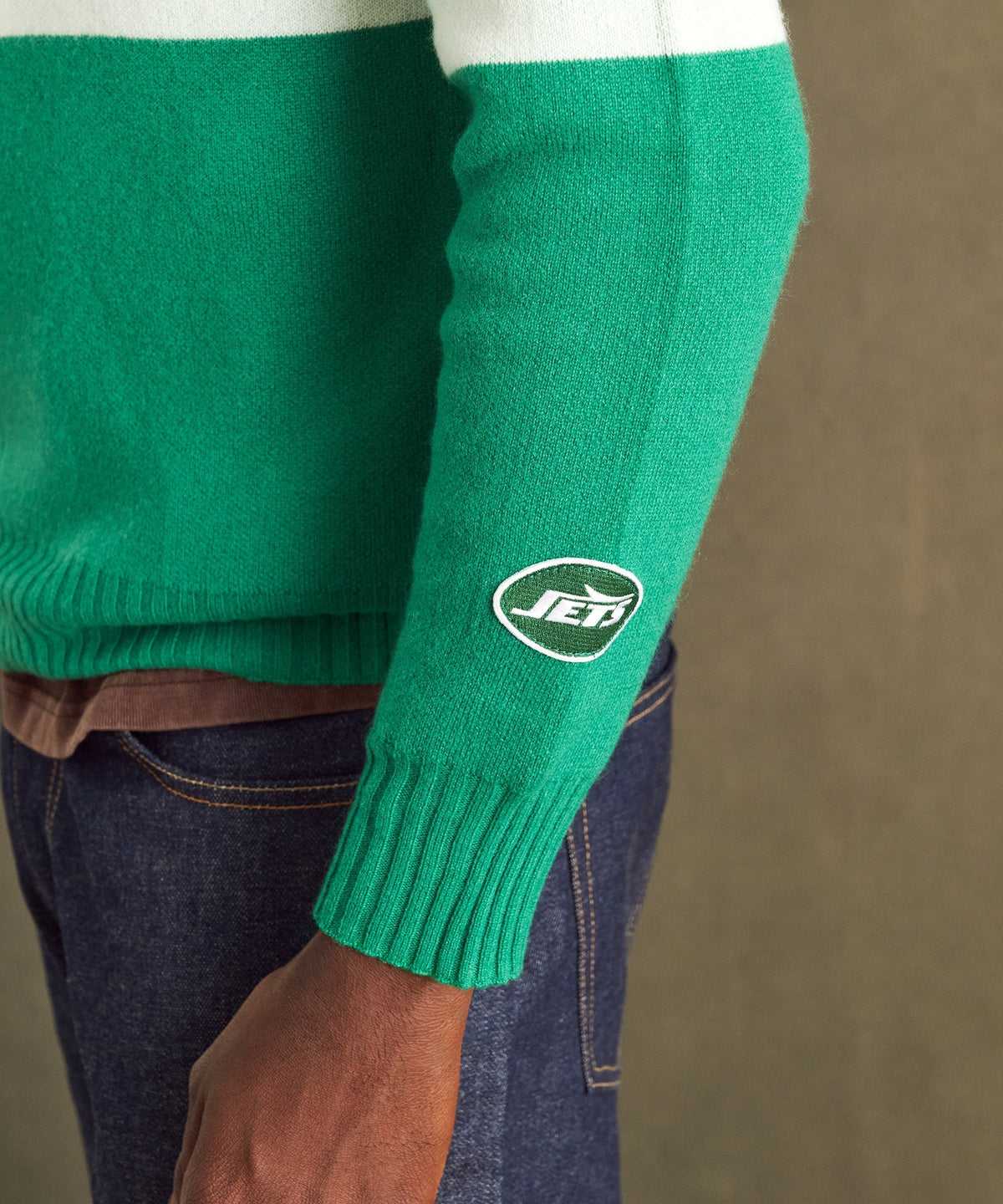 NFL Luxe Cashmere Crewneck Sweater