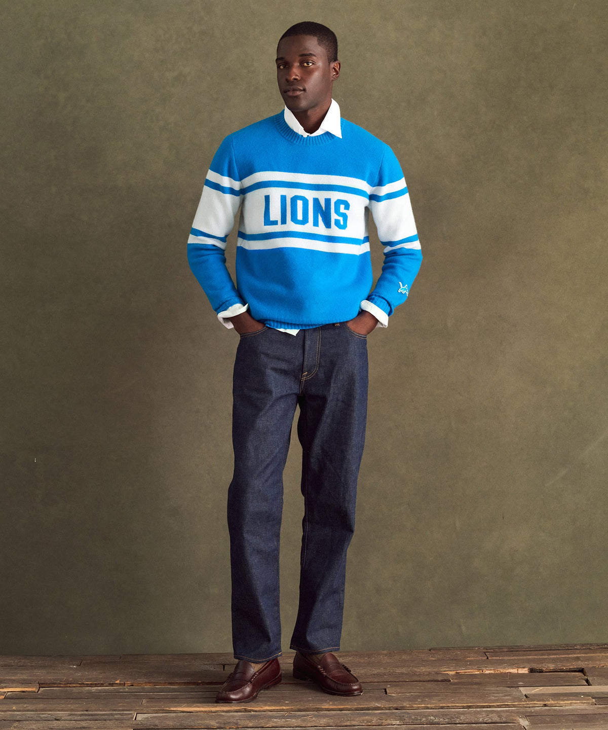 NFL Luxe Cashmere Crewneck Sweater