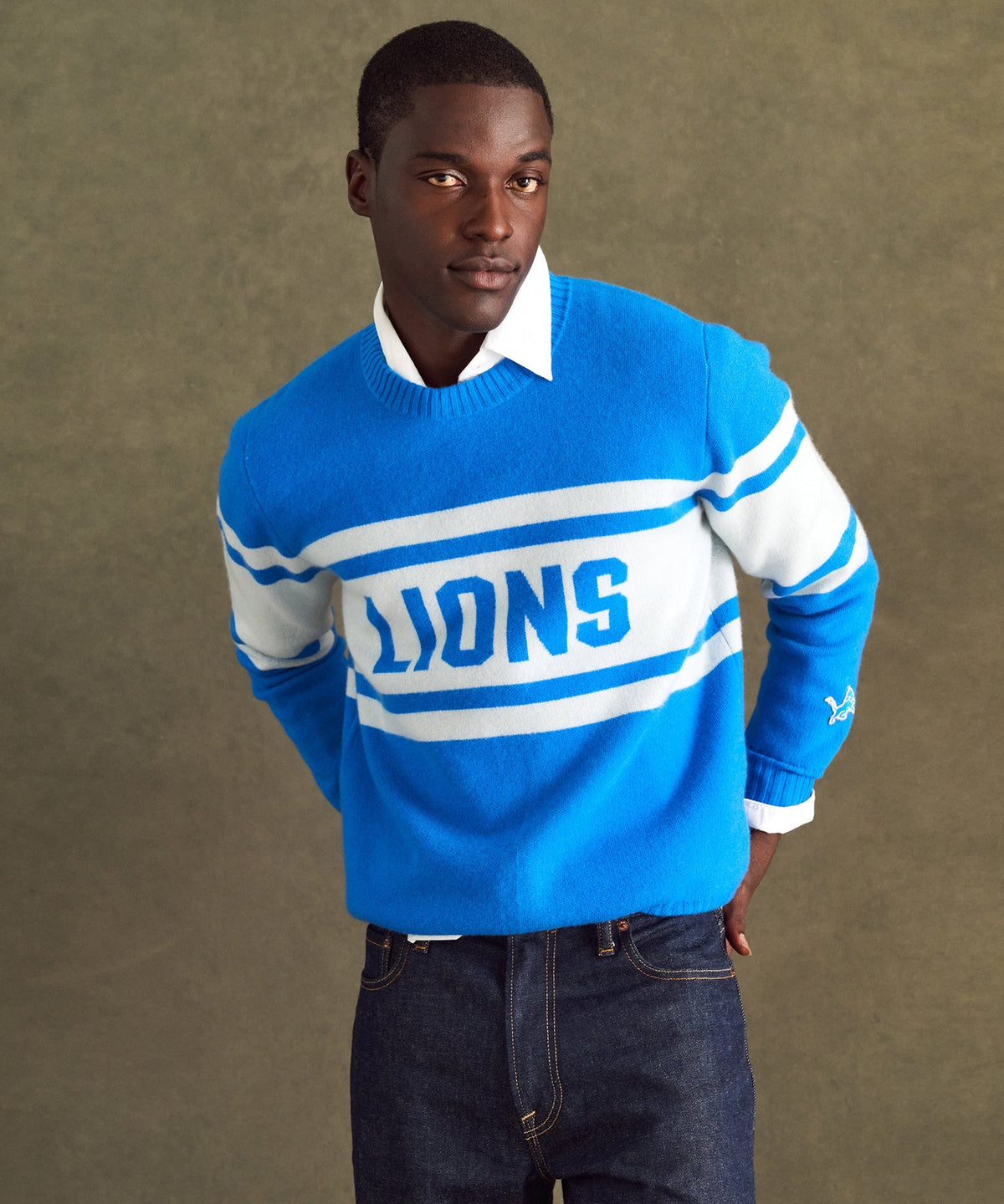 NFL Luxe Cashmere Crewneck Sweater
