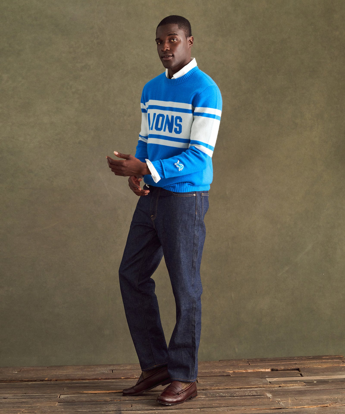 NFL Luxe Cashmere Crewneck Sweater