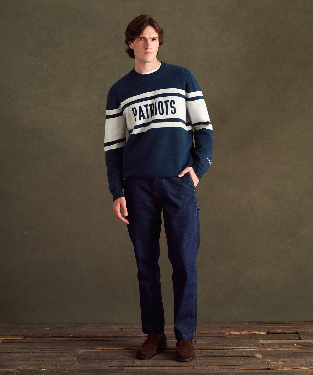 NFL Luxe Cashmere Crewneck Sweater