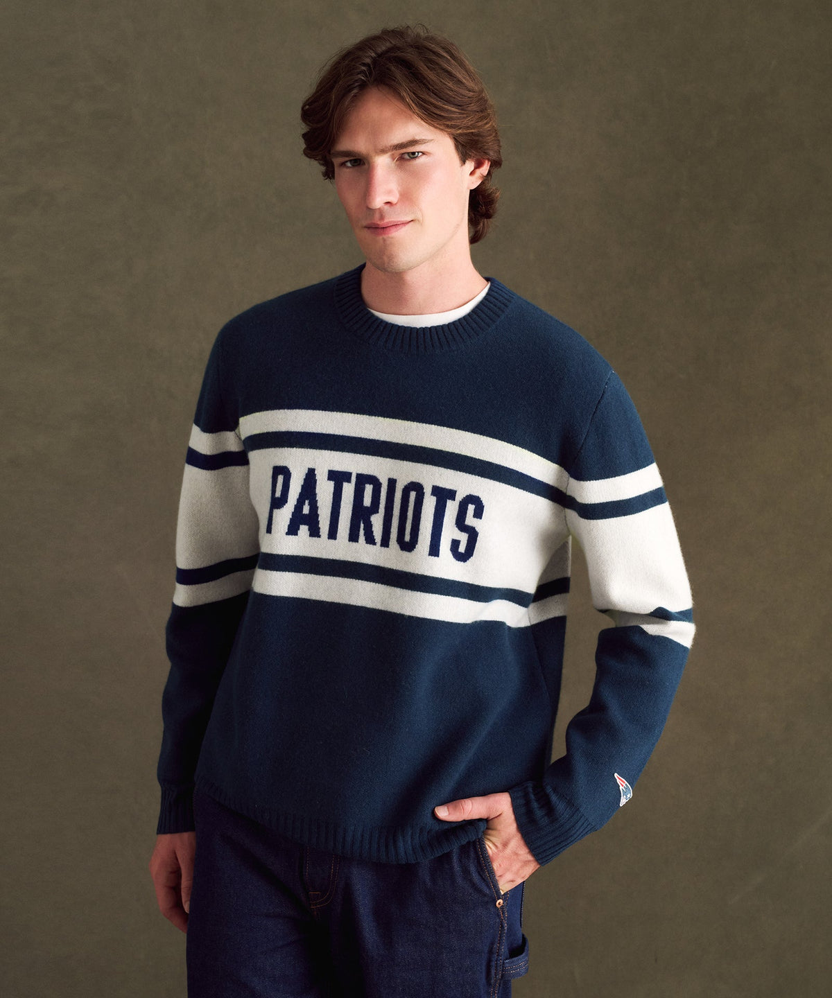 NFL Luxe Cashmere Crewneck Sweater