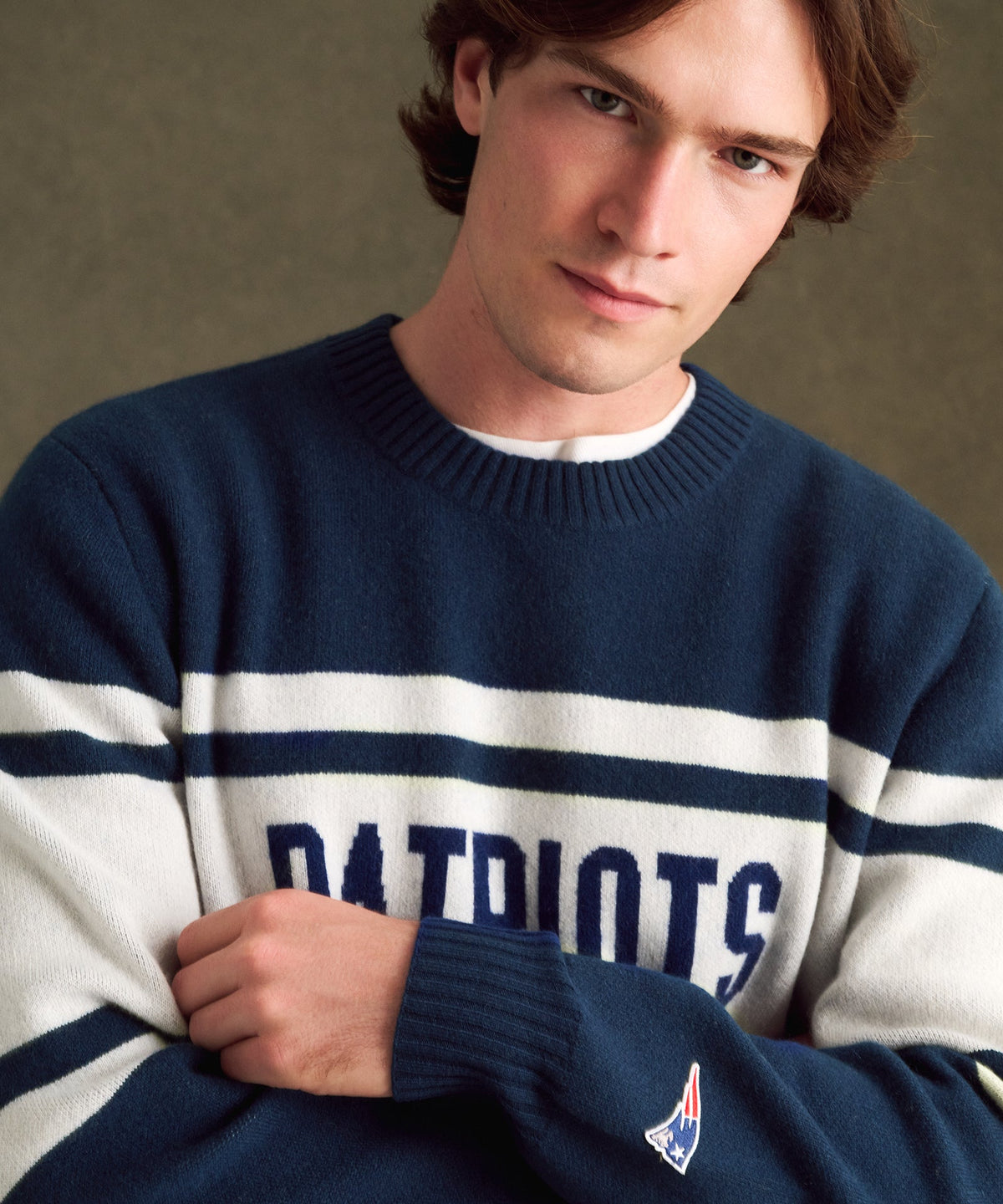 NFL Luxe Cashmere Crewneck Sweater