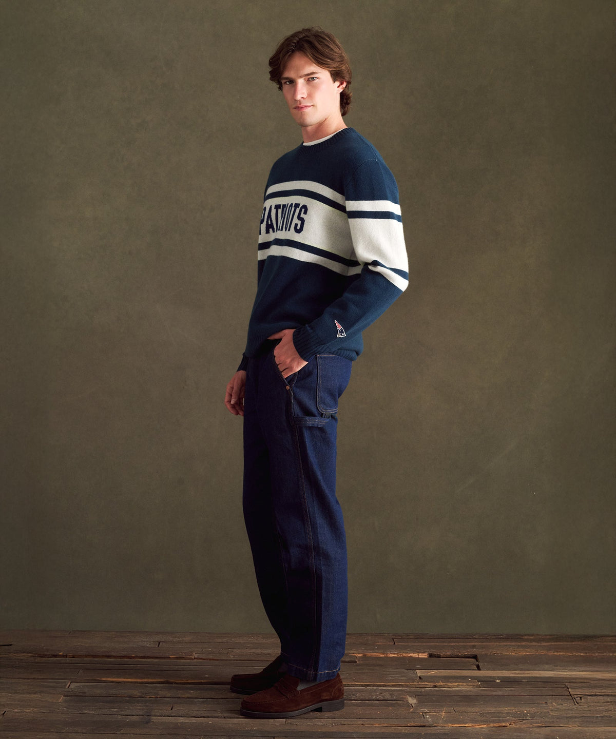 NFL Luxe Cashmere Crewneck Sweater