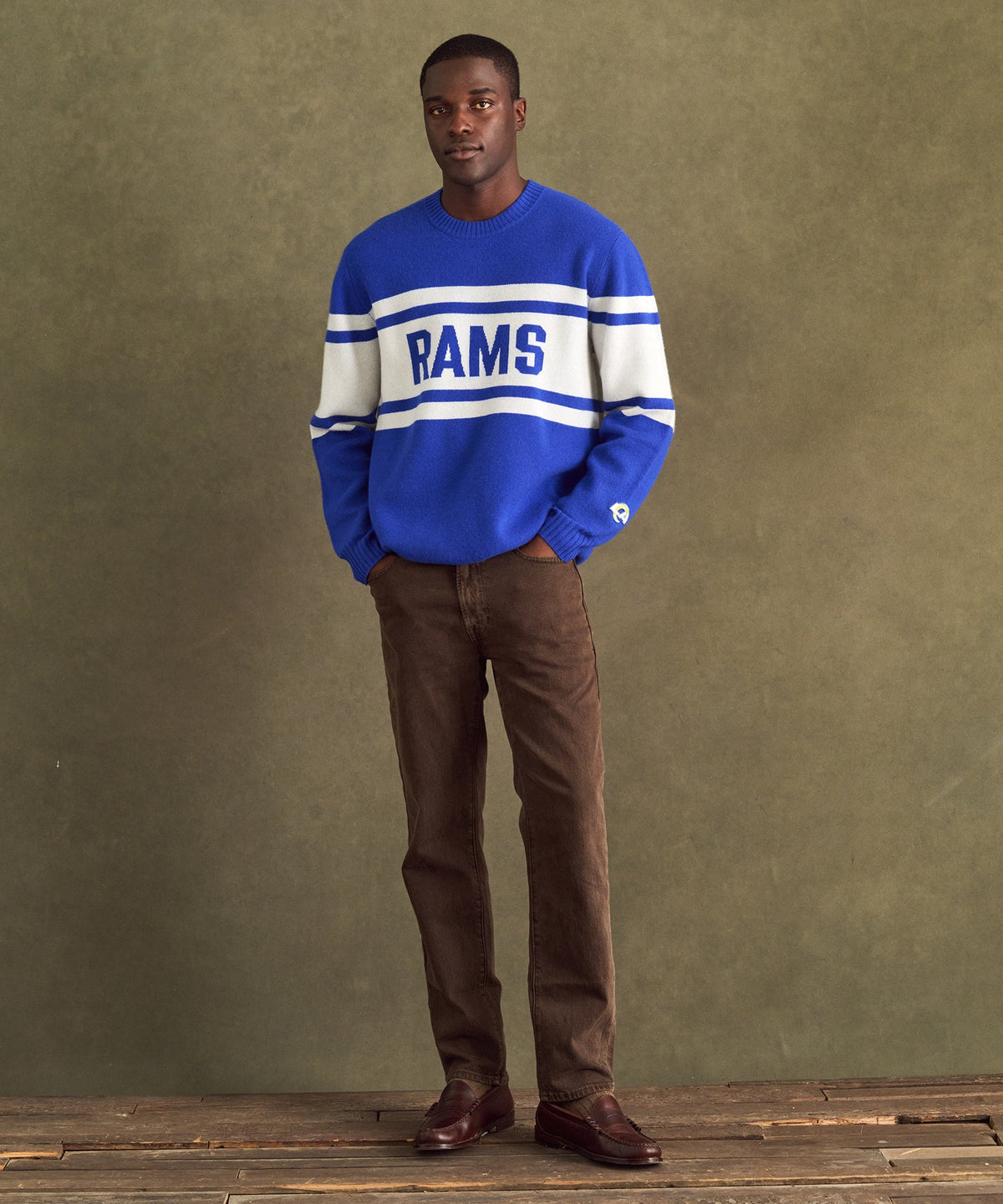 NFL Luxe Cashmere Crewneck Sweater