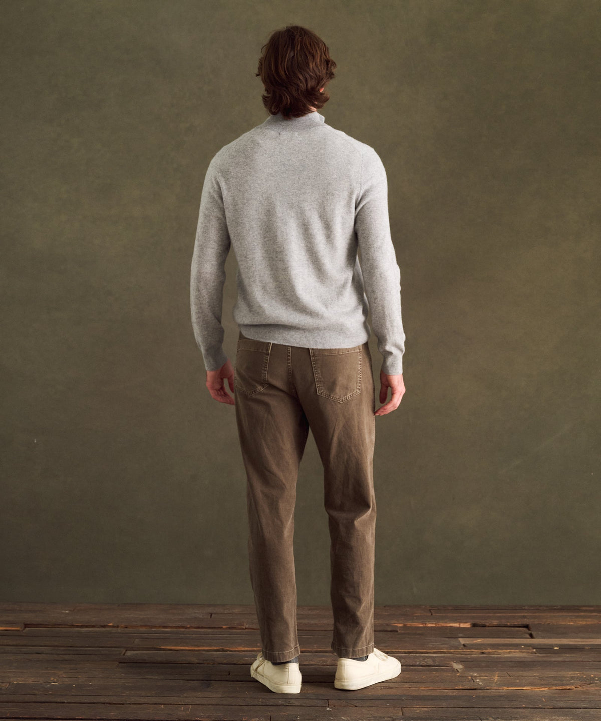 NFL Signature Cashmere Color Blocked Quarter Zip