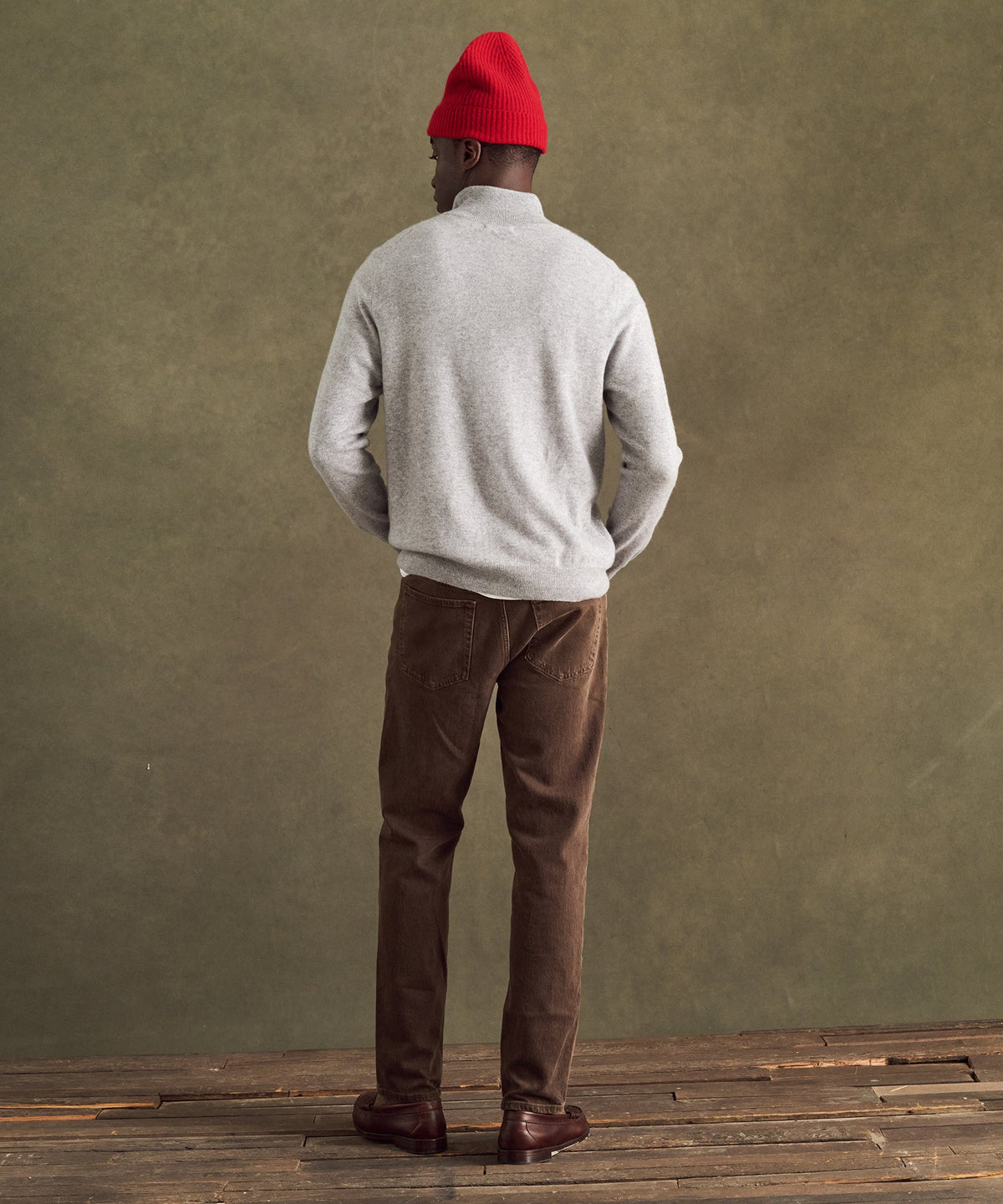 NFL Signature Cashmere Color Blocked Quarter Zip