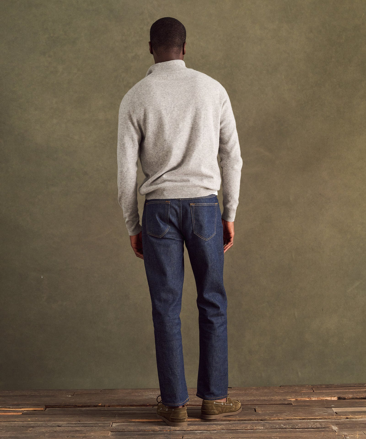 NFL Signature Cashmere Color Blocked Quarter Zip