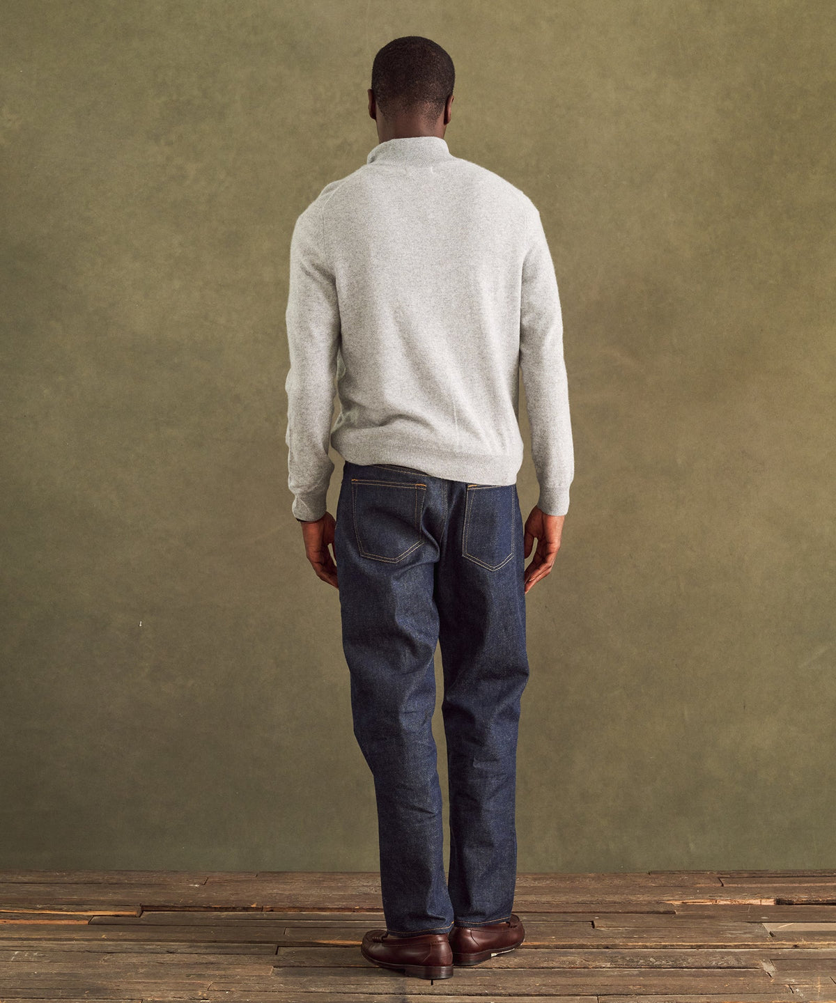 NFL Signature Cashmere Color Blocked Quarter Zip