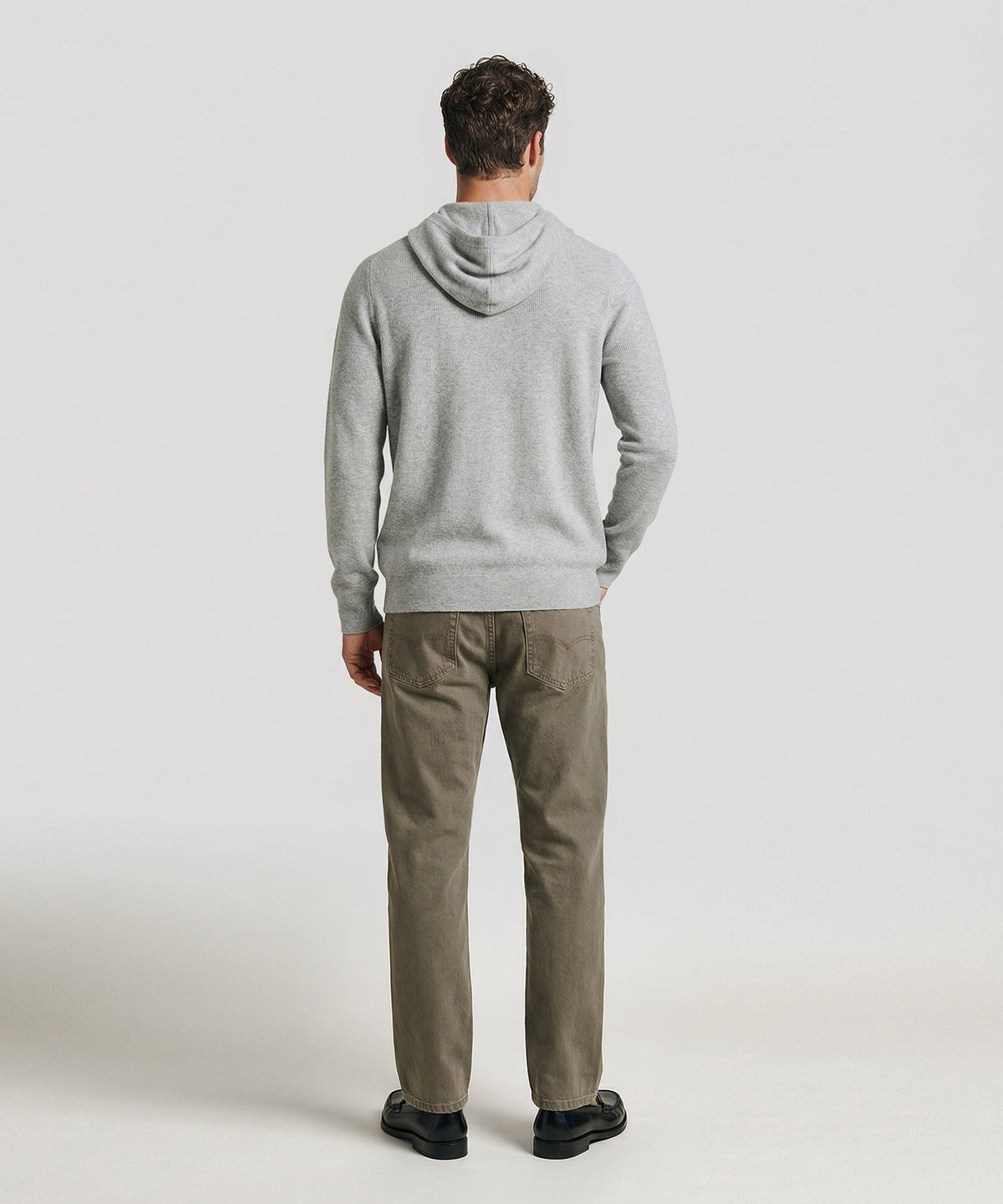 Cotton Cashmere Waffle Hoodie