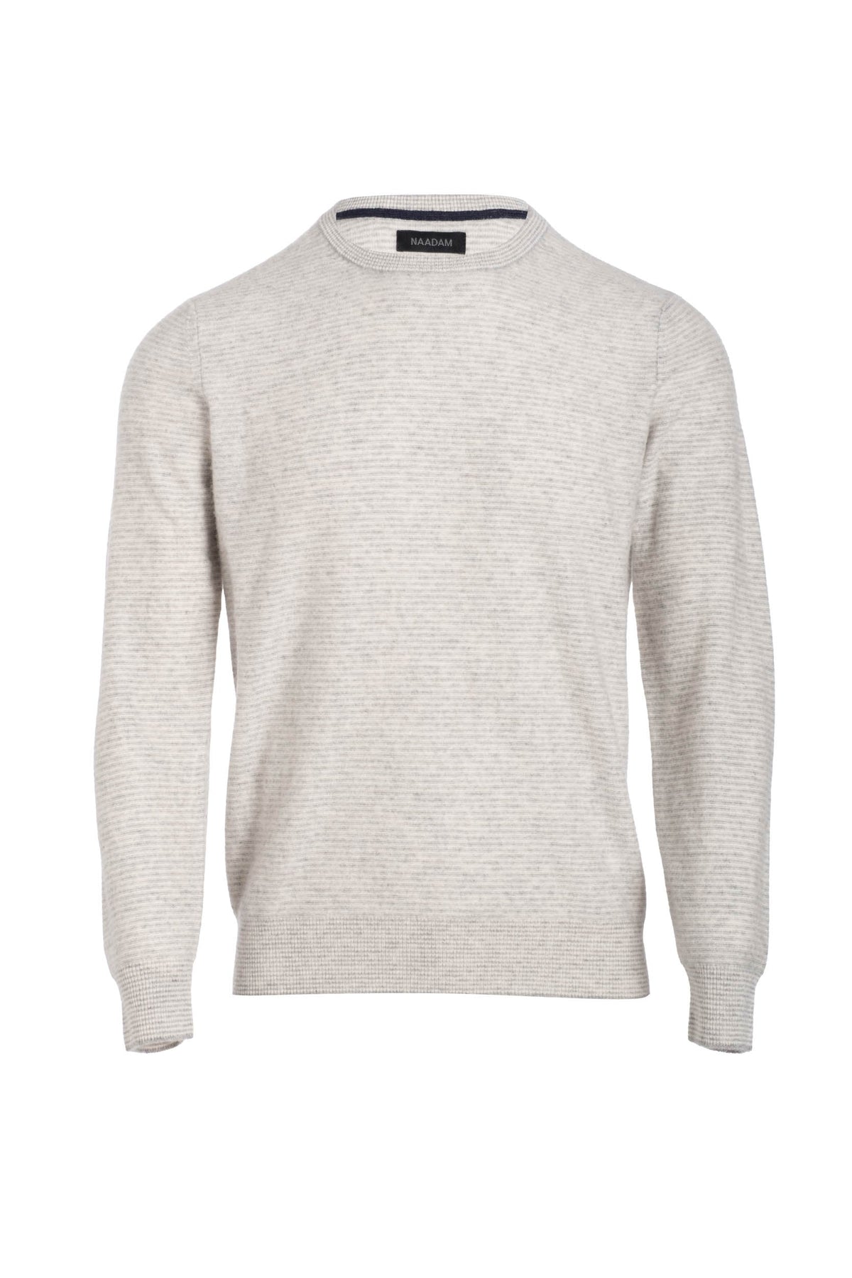 Cashmere Striped Crewneck Sweater