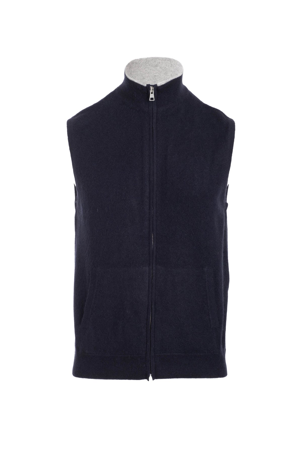 Cashmere Full Zip Vest