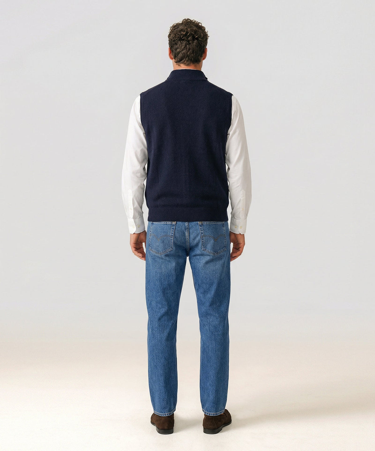 Cashmere Full Zip Vest
