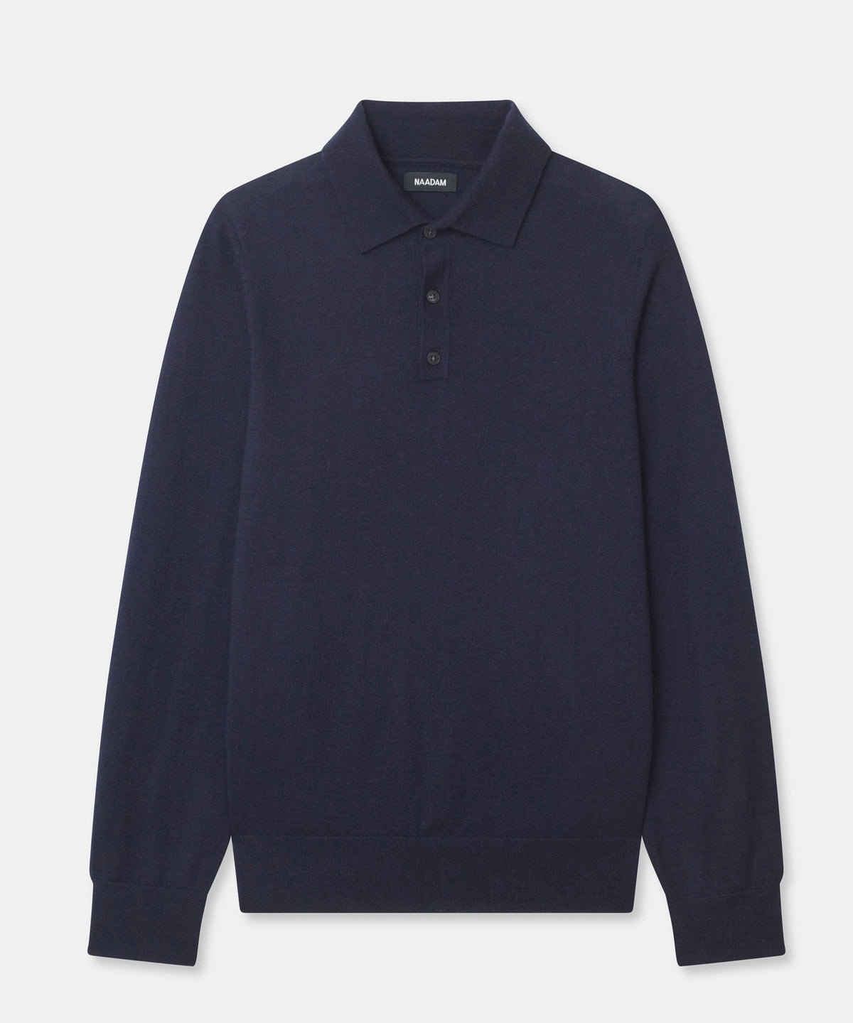 Super Fine Cashmere Long Sleeve Polo