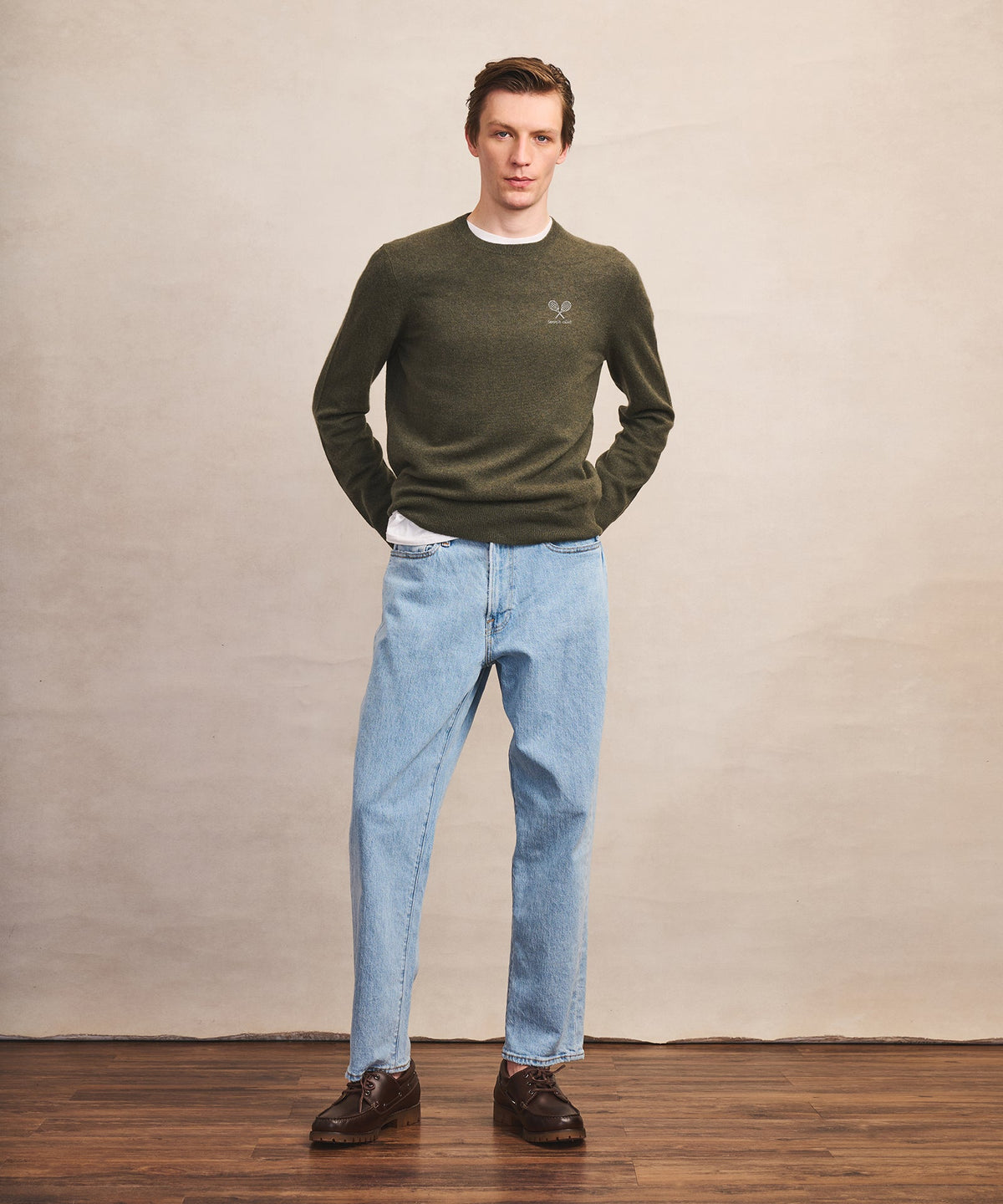 Men's Tennis Cashmere Sweater