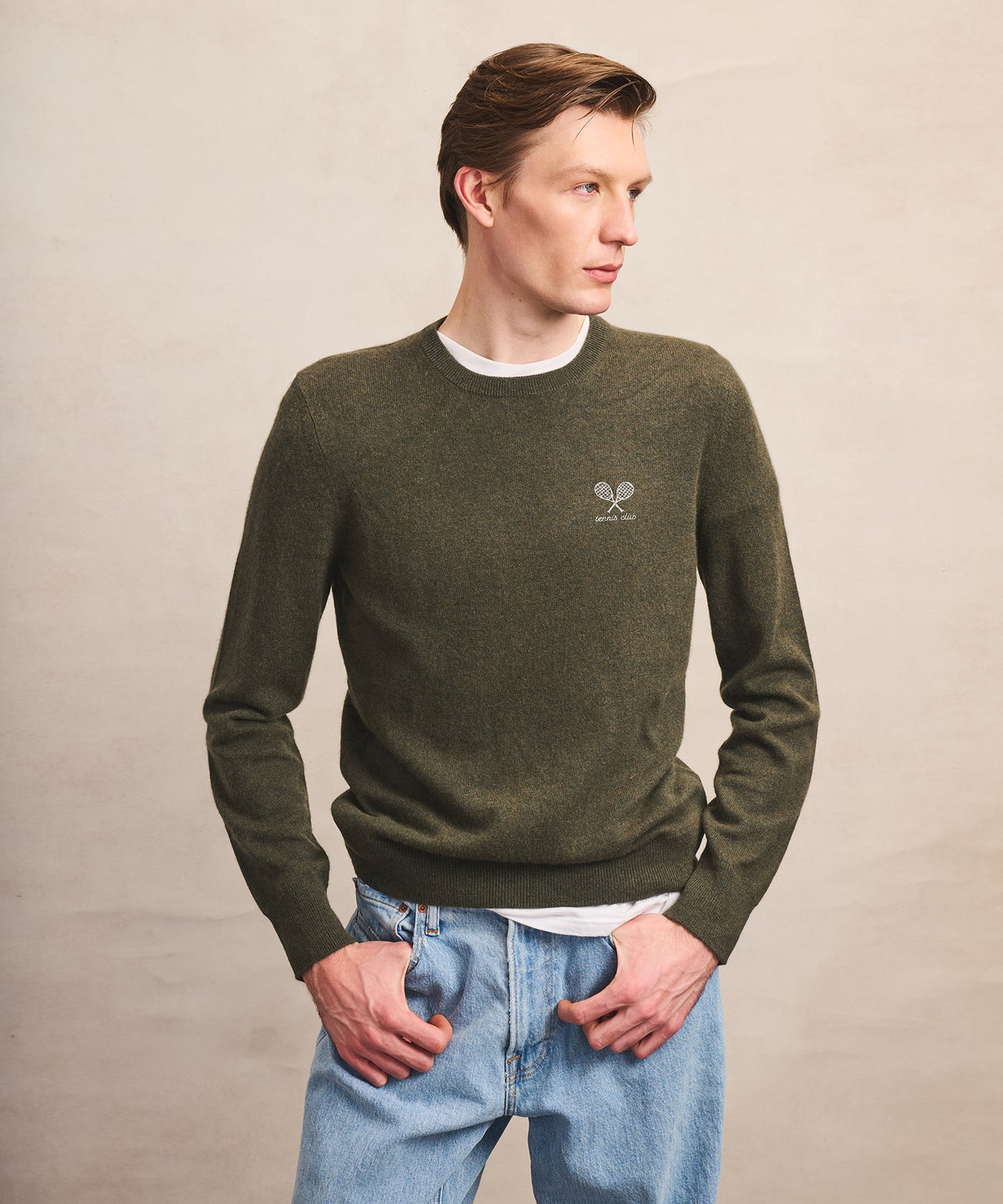 Men's Tennis Cashmere Sweater