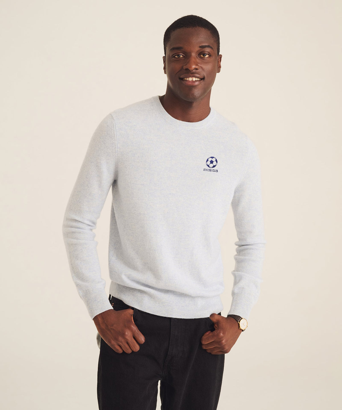 Men's Soccer Cashmere Sweater