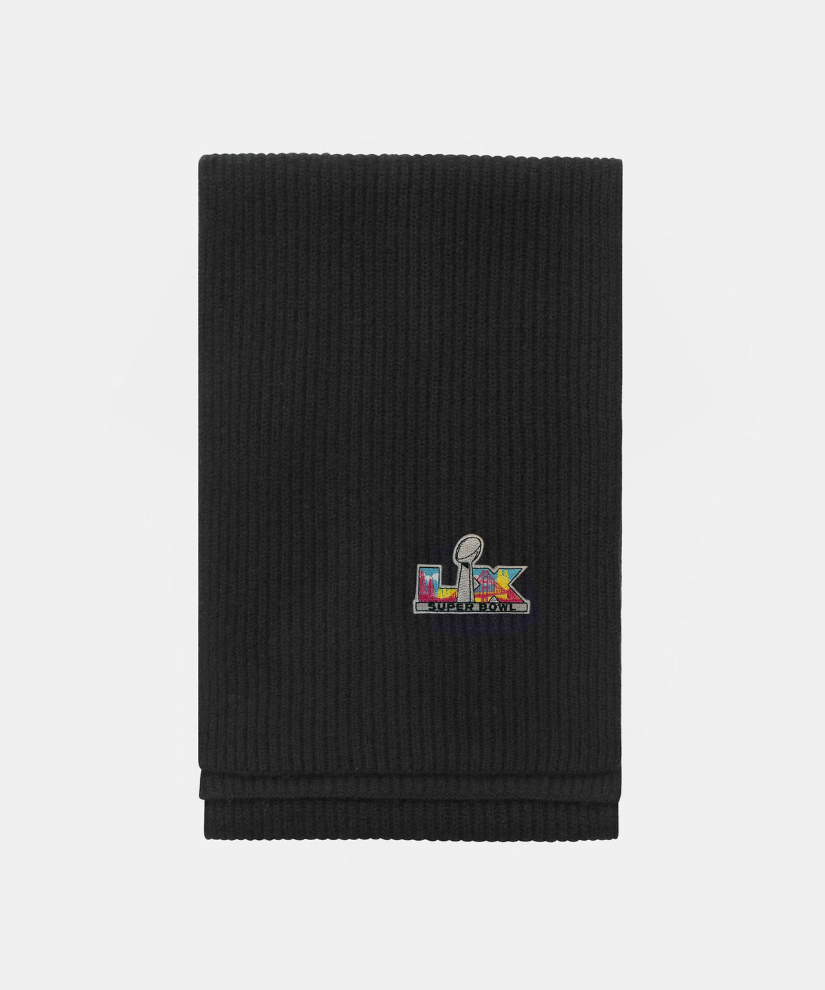 Super Bowl LX Cashmere Ribbed Scarf