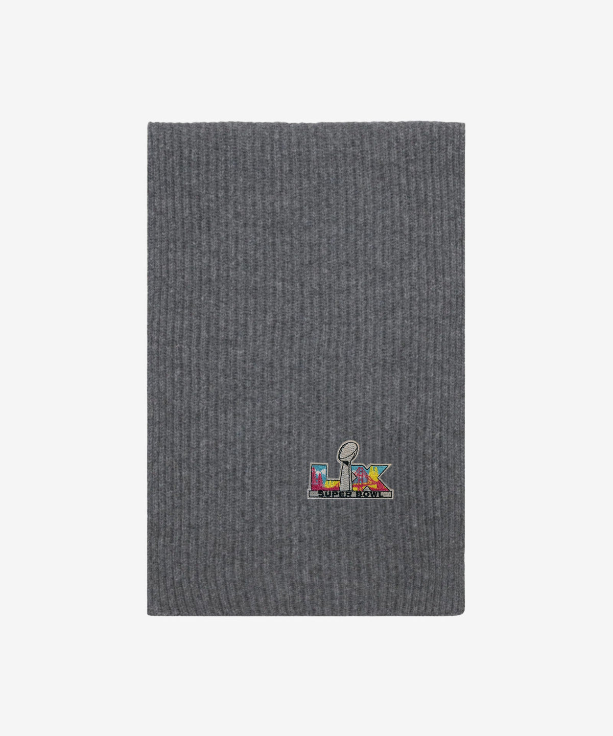 Super Bowl LX Cashmere Ribbed Scarf