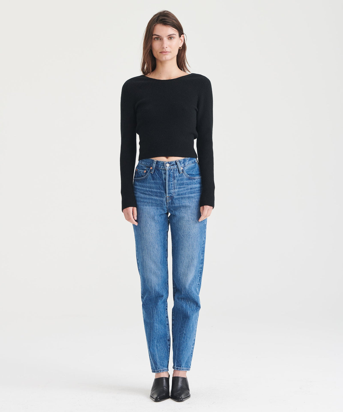 Signature Cashmere Crossover Sweater