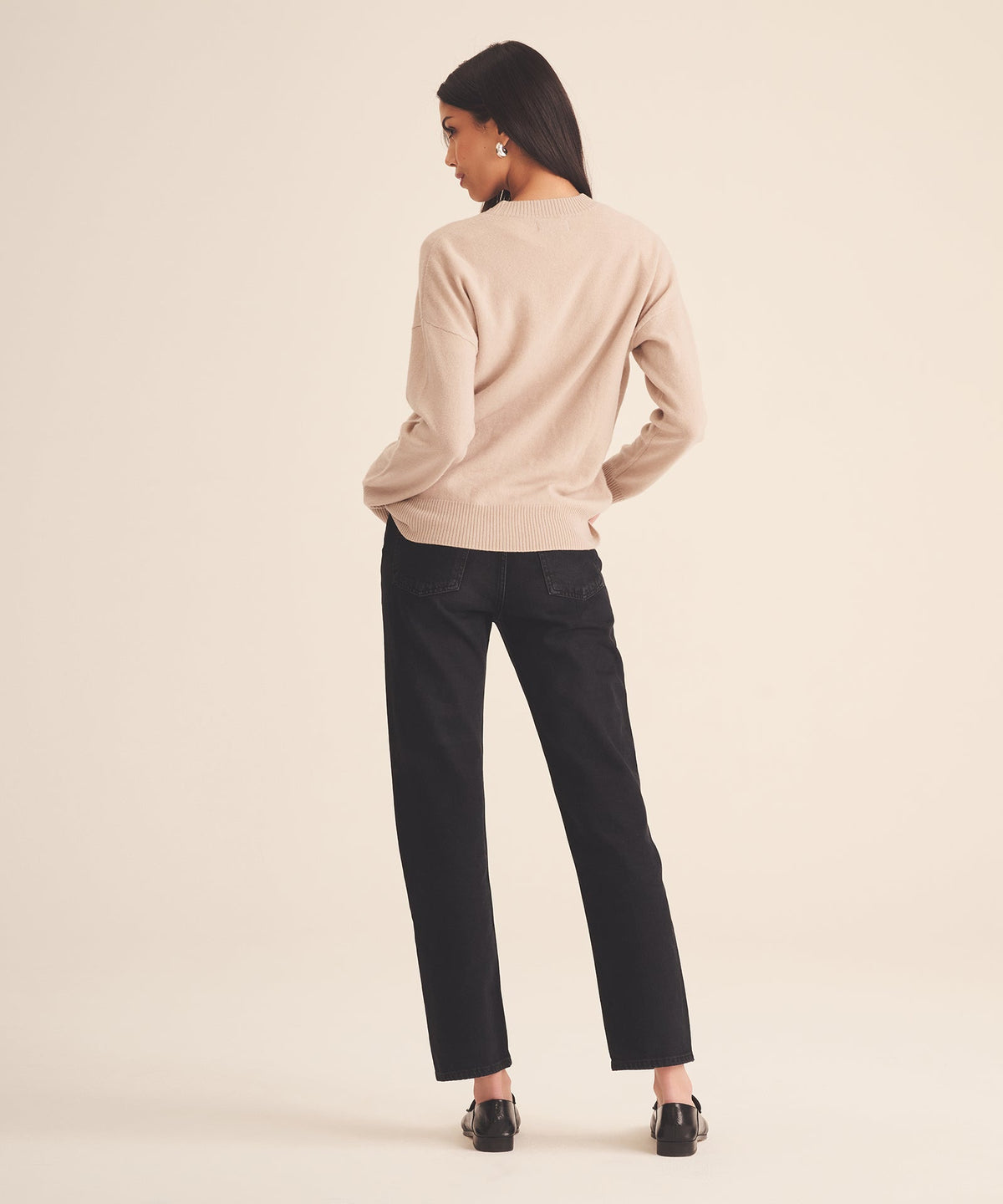 Signature Cashmere Embroidered Heart Sweater